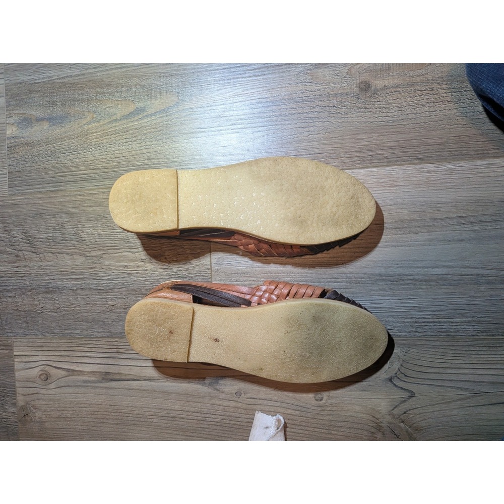 Redhawk Leather Company Women's ESTILIO Hand-Sewn Leather Slides Sandals Size 10 - Picture 6 of 6